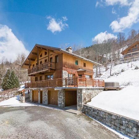 Chalet Himalaya , 10 Person Chalet With 5 Ensuite Bedrooms And Outdoor Jacuzzi In Meribel Centre Eksteriør billede